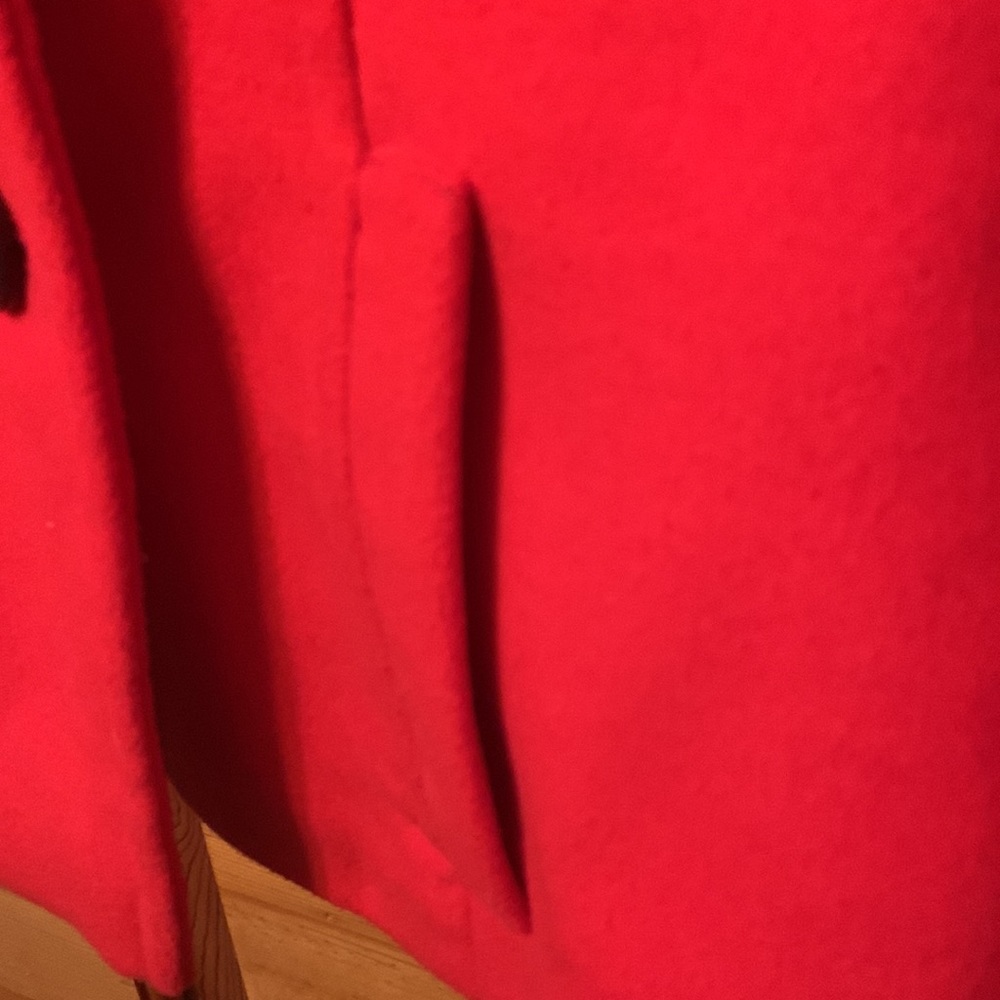 Nwot Sears Red Simply Styled Button Up Jacket Siz… - image 4